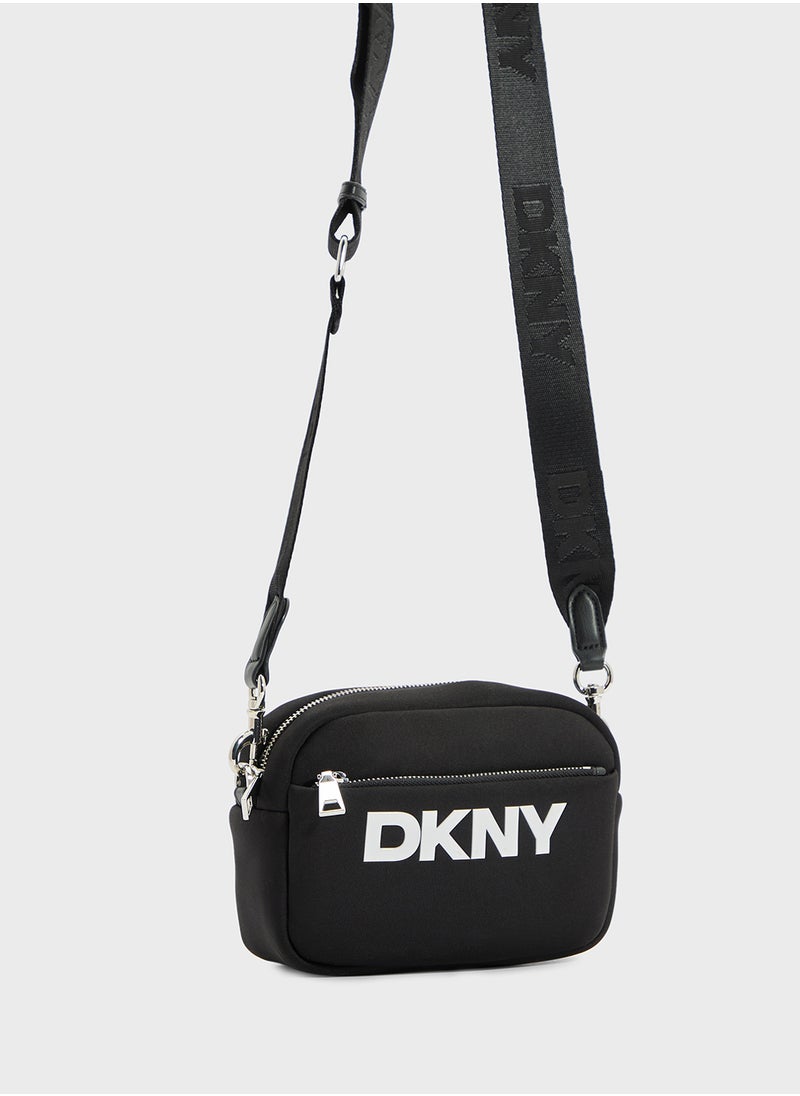 Jenny Logo Zip Through Crossbody