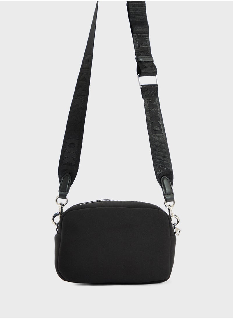 Jenny Logo Zip Through Crossbody
