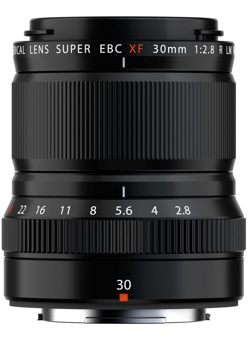 FUJINON XF30mmF2.8 R Macro Lens – Compact Macro Prime for Fujifilm X-Mount Cameras | 1:1 Magnification, f/2.8 Aperture, Lightweight Design, Crisp Detail