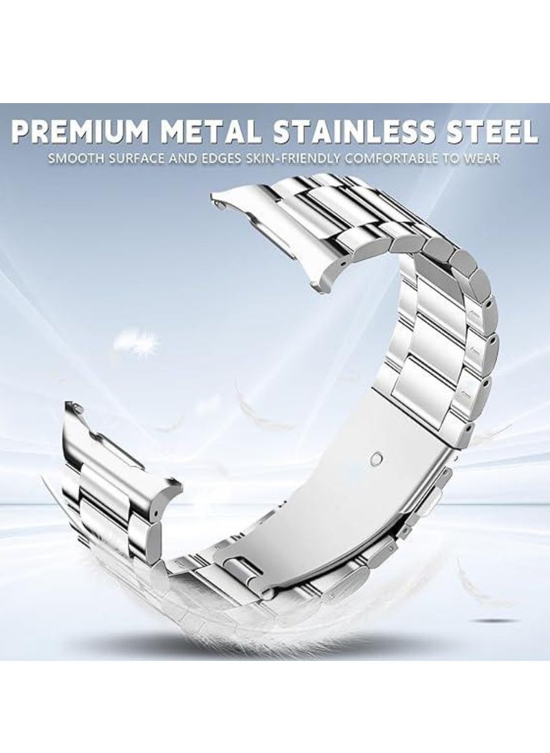 Stainless Steel Band Compatible for Samsung Galaxy Watch Ultra 47mm (2024), No Gap Business Metal Strap for Galaxy Watch 7 Ultra 47mm, Premium Watch Band for Men and Women – Durable, Stylish, Adjustable