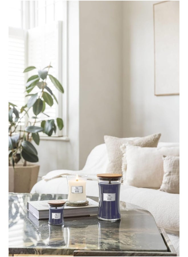 WoodWick Scented Candle Large Hinoki Dahlia - 18 cm/Diameter 10 cm