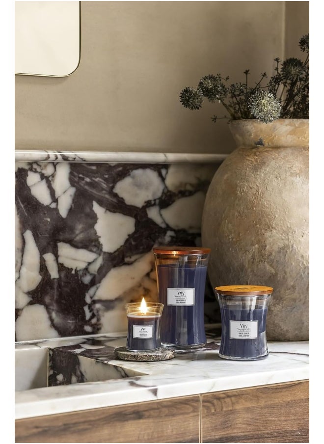 WoodWick Scented Candle Large Hinoki Dahlia - 18 cm/Diameter 10 cm
