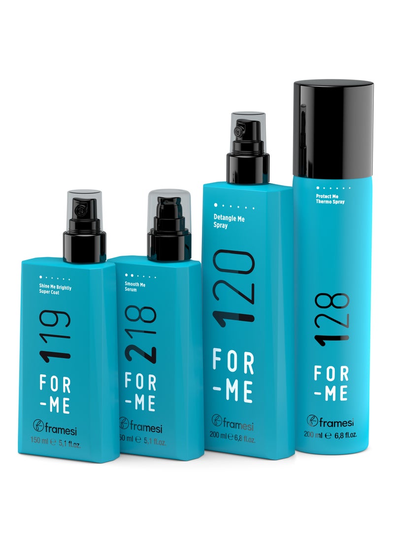 FOR ME - 119 SHINE ME BRIGHTLY SUPER COAT 150 ML | Completely Straight and Unbeatable Shine | FOR MIRROR EFFECT STRAIGHT STYLING