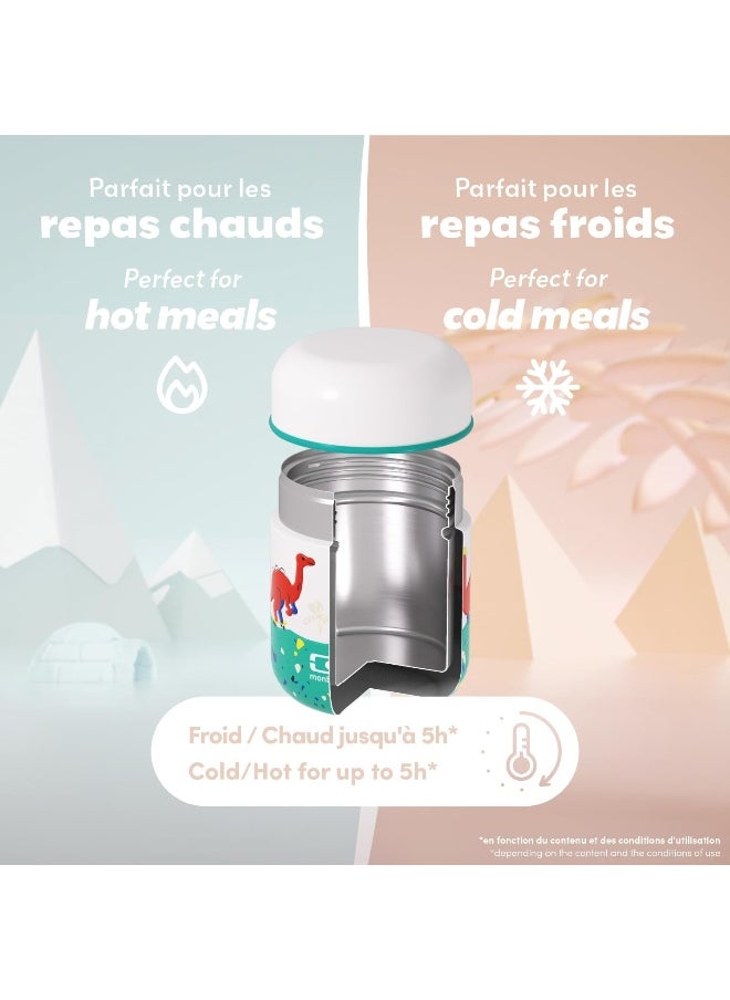 monbento - Children's Insulated Lunch Box MB Capsule Blue Dino