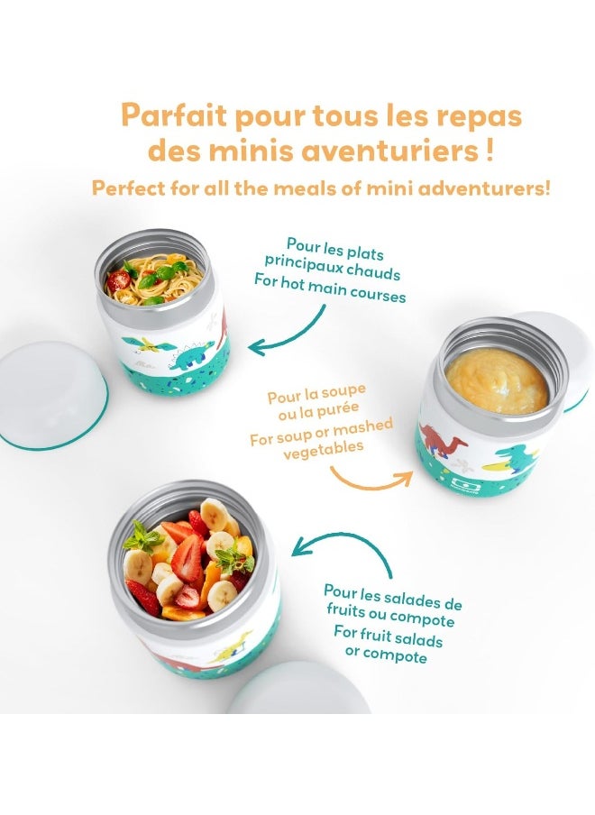 monbento - Children's Insulated Lunch Box MB Capsule Blue Dino