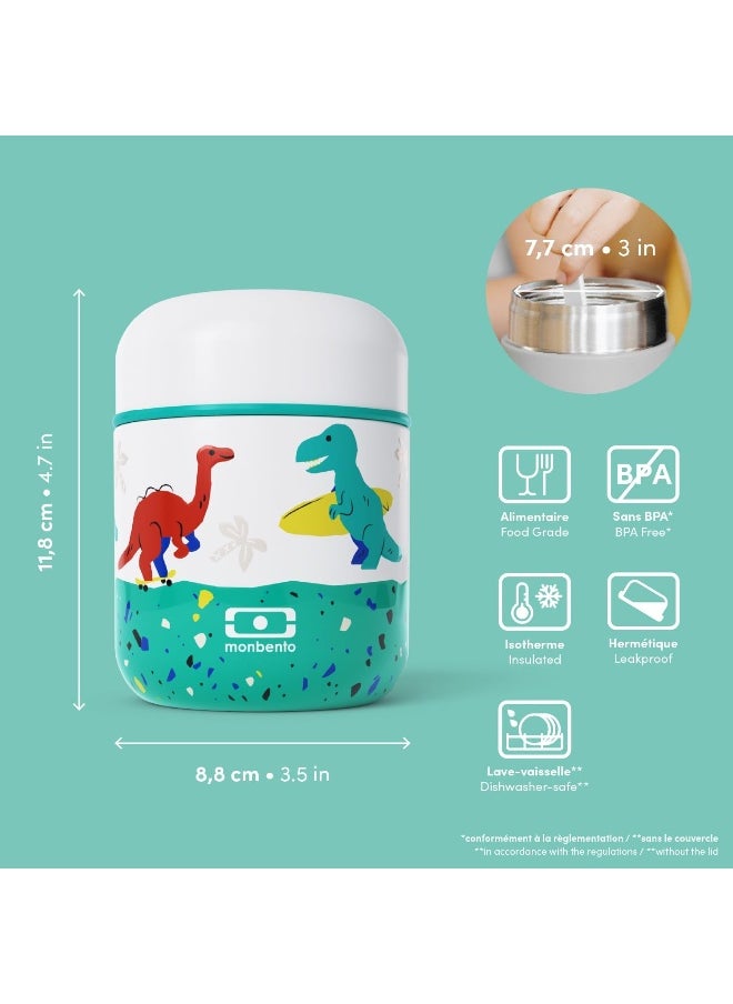 monbento - Children's Insulated Lunch Box MB Capsule Blue Dino