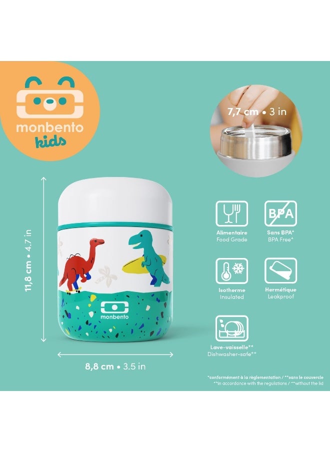 monbento - Children's Insulated Lunch Box MB Capsule Blue Dino