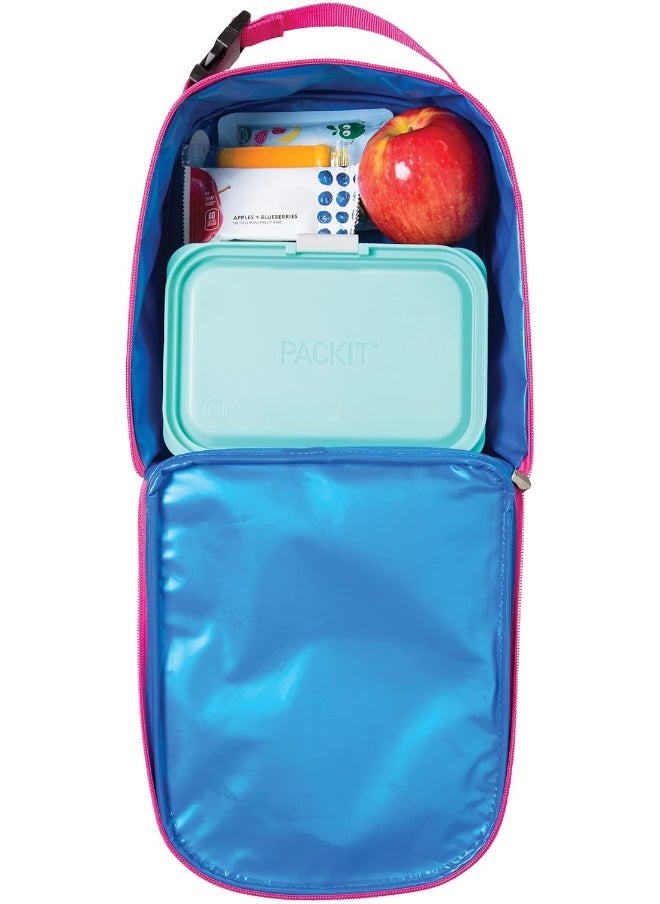 PackIt Freezable Playtime Lunch Box, Pink Popsicle