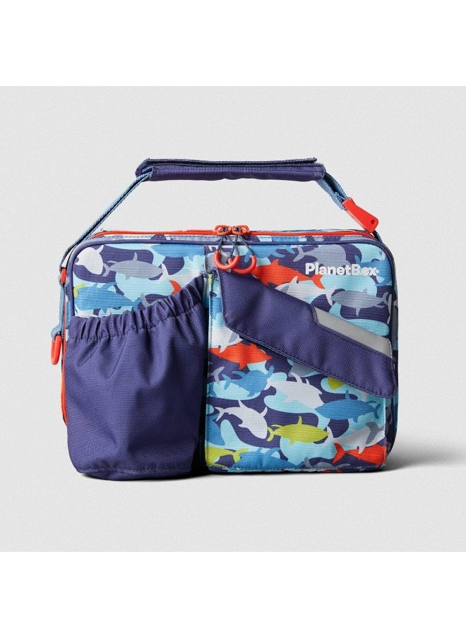 PlanetBox Rover Carry Insulated Lunch Bag (Camo Shark)