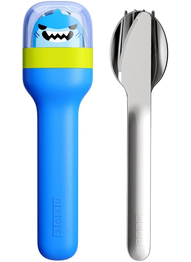Zoku Kids Utensils in Holder Set of 3 Pieces