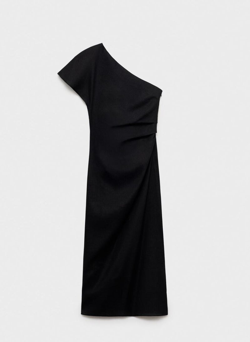 Asymmetrical Linen Dress