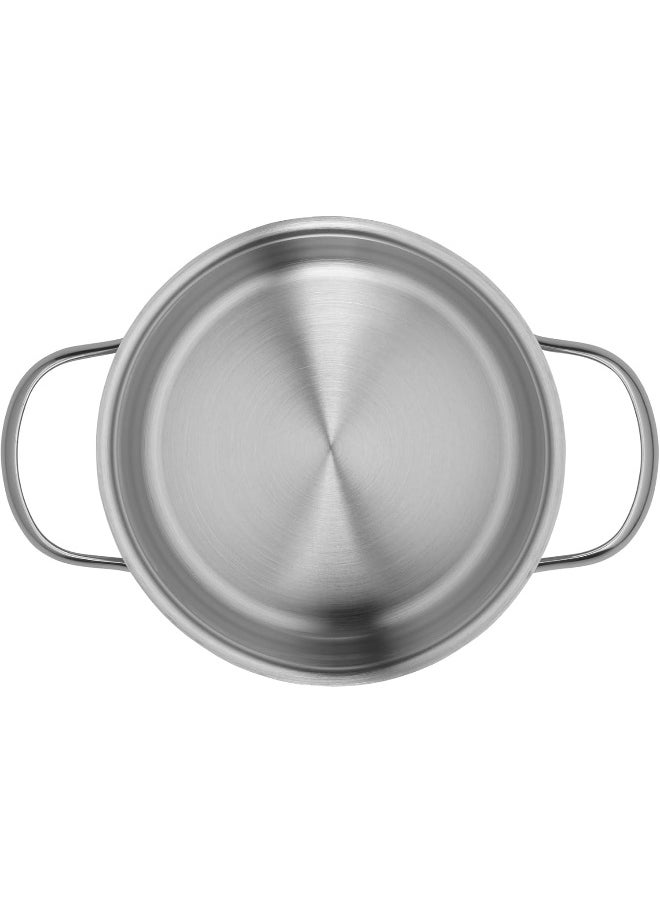 WMF Provence Plus Cromargan High Casserole, Silver, 16 cm, 1.9 Litre