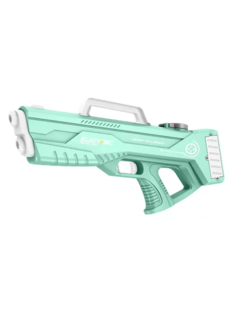 Electric Water Gun For Kids Ages 3-12 Automatic Water Gun-Super Soaker With Automatic High Power, Beach Toys For Summer Outdoor Fun Perfect Pool And Water Guns Play 3.7V 1200mAh Lithium Battery Water Delivery Distance Up To 10 Meters/32.8 Feet Green