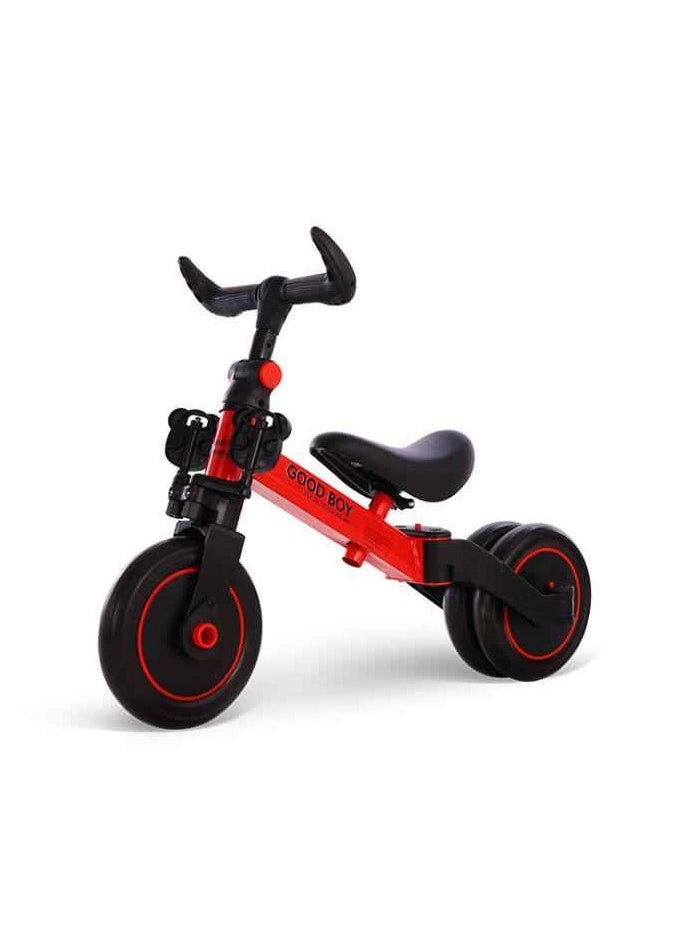 Kids Tricycle Toddler Balance Bike Ride on Toys Toddler Push Trike 3 in 1
