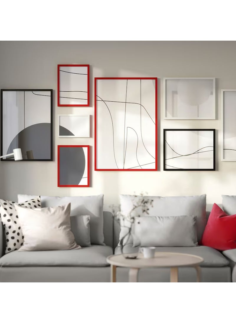 Wall Photo Frame, Wall Hanging Picture Frame, Mounted Frame For Home, Office Black