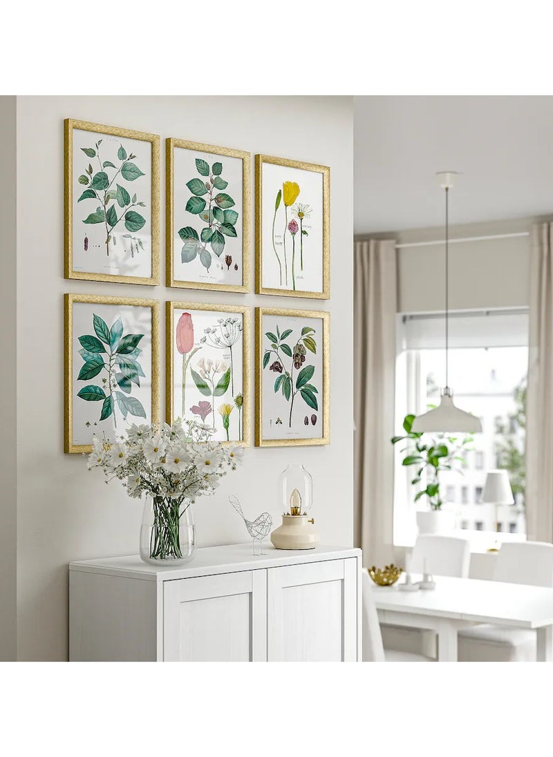 Wall Photo Frame, Wall Hanging Picture Frame, Mounted Frame For Home, Office, Gold