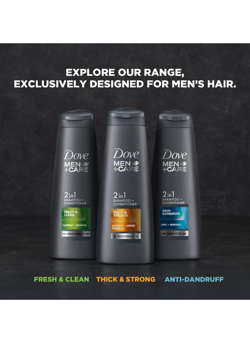 Men+Care Thick & Strong 2in1 Shampoo+Conditioner, 340 ml