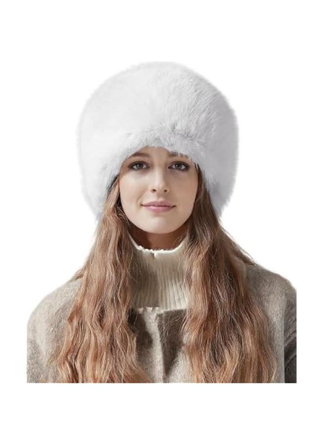 Russian Style Long Pile Faux Fur Women's Winter Cossack Hat