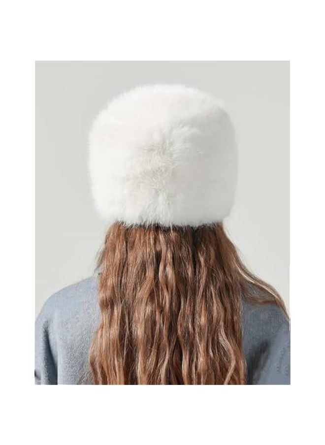 Russian Style Long Pile Faux Fur Women's Winter Cossack Hat