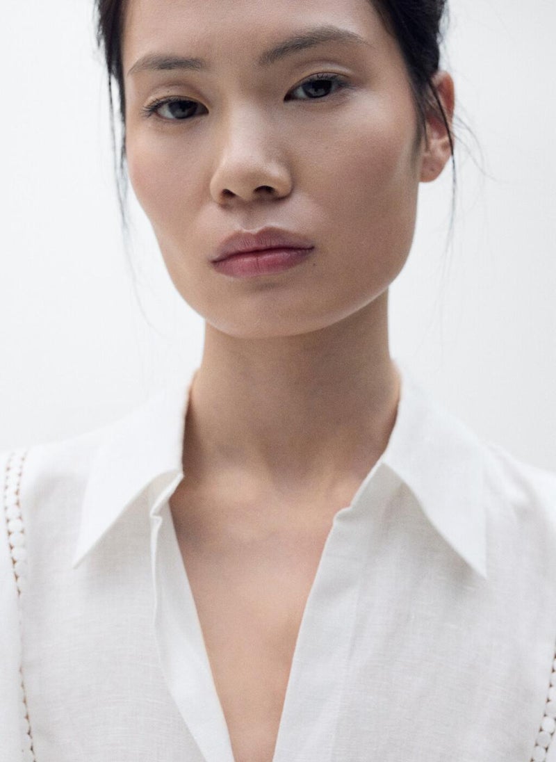 Belt Linen Dress