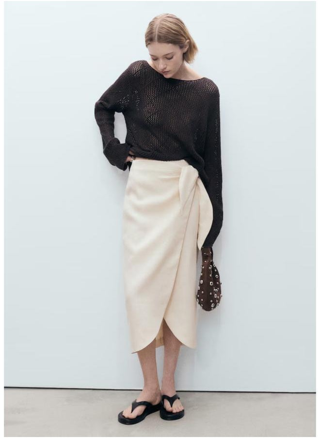 Linen Sarong Skirt