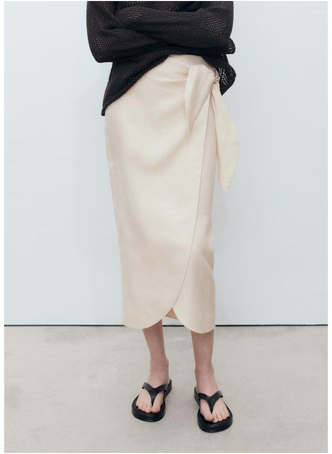 Linen Sarong Skirt