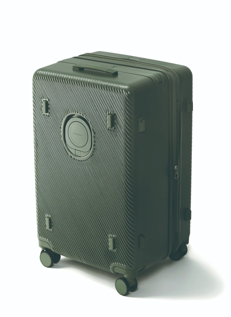 ABS mix PC Suitcase check in luggage 26 inch with Expandable with TSA travel case