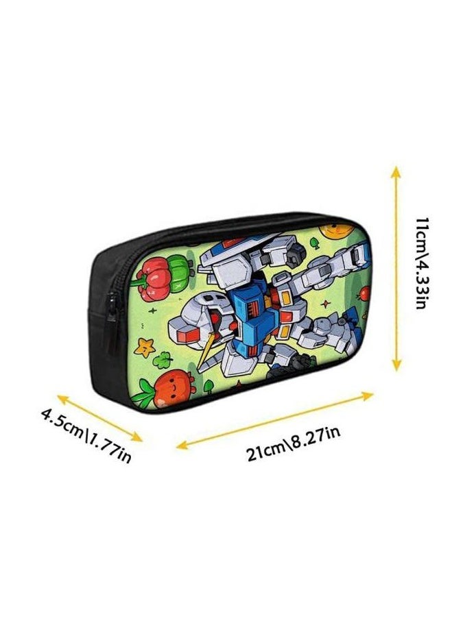 Cartoon three-piece schoolbag with zipper - 649