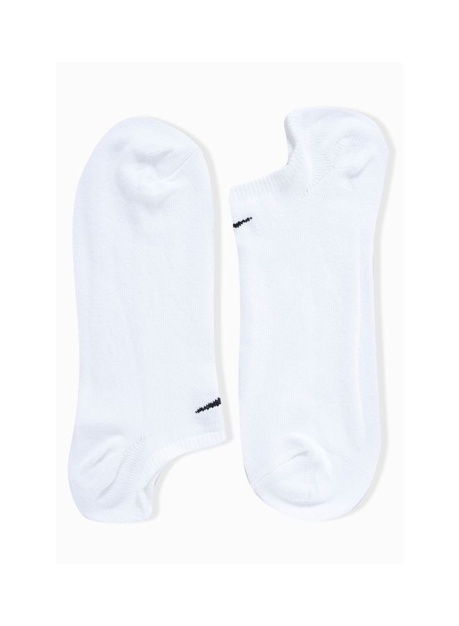 No Show Ankle Socks 3 Pk White