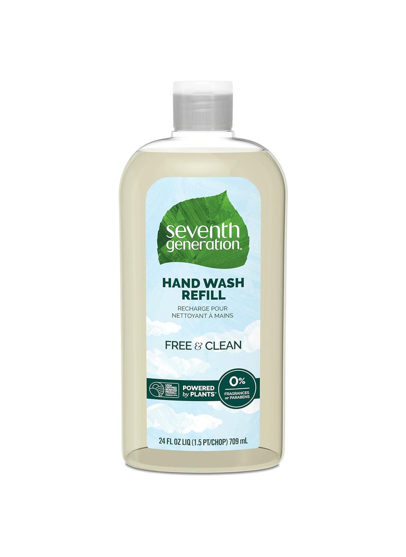 Seventh Generation Hand Wash Refill Free  Clean Unscented 24 fl oz