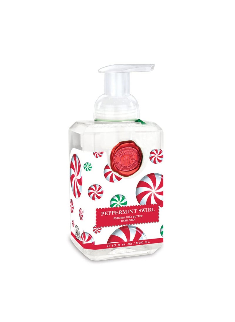 Michel Design Works Scented Foaming Hand Soap, Peppermint Swirl
