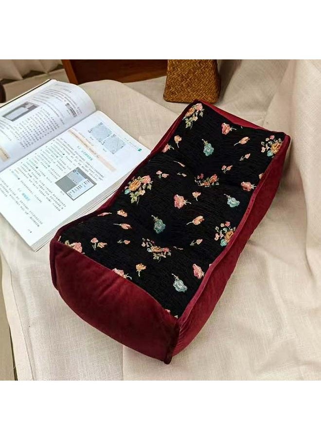 Waist Cushion Seat Cushion Sofa Shaped Fabric Bed Four Seasons Sleeping Office Waist Protection Backrest Cushion Sedentary Not Tired