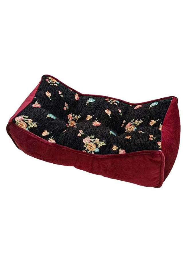 Waist Cushion Seat Cushion Sofa Shaped Fabric Bed Four Seasons Sleeping Office Waist Protection Backrest Cushion Sedentary Not Tired