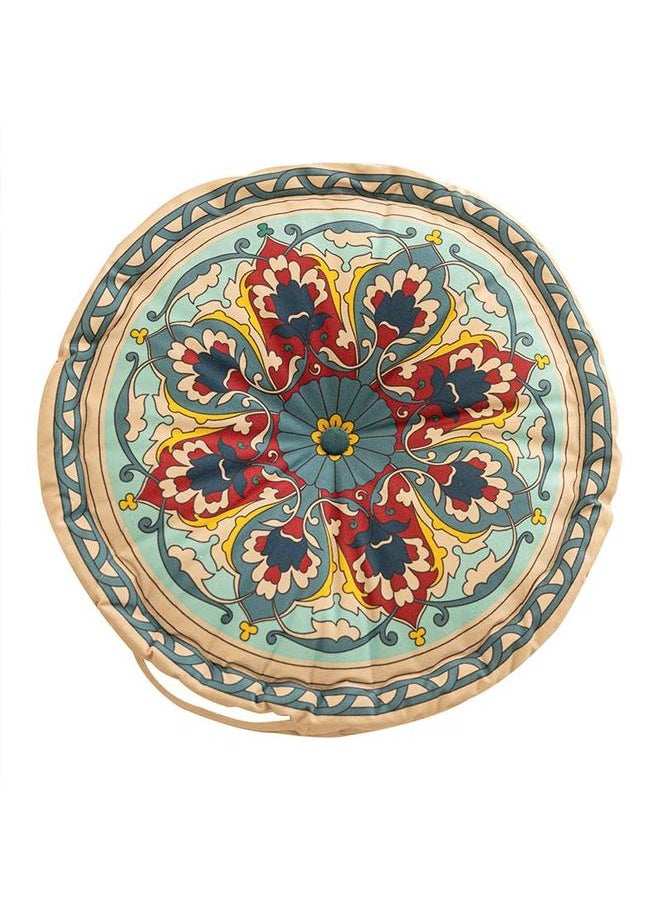 New Ethnic Style Cushion Futon Round Portable Floor Thickened Sofa Meditation Bohemian Style Cushion
