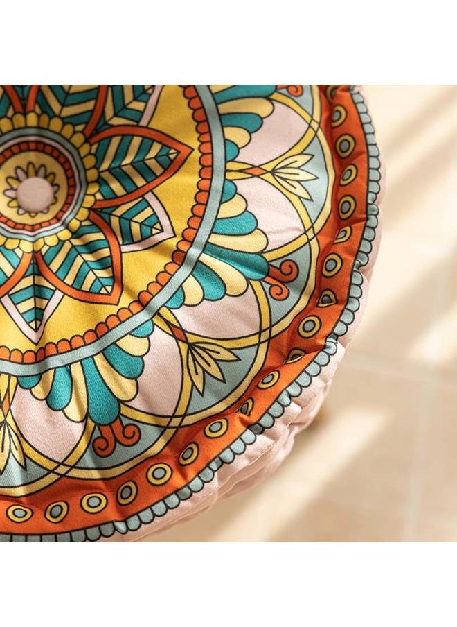 New Ethnic Style Cushion Futon Round Portable Floor Thickened Sofa Meditation Bohemian Style Cushion