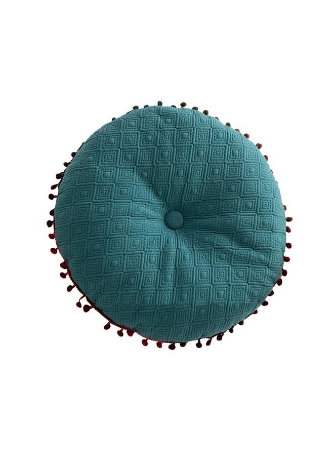 New Modern Simple Small Pumpkin Fur Ball Round Pillow Pillow Office Sofa Cushion Wholesale