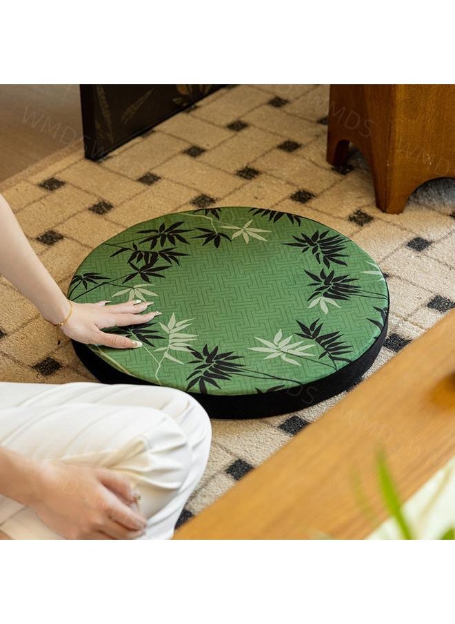 Sitting Pier Chinese Embroidery Ground Round Futon Lazy Pier Chinese Studies Kneeling Pushion New Chinese Sofa Cushion
