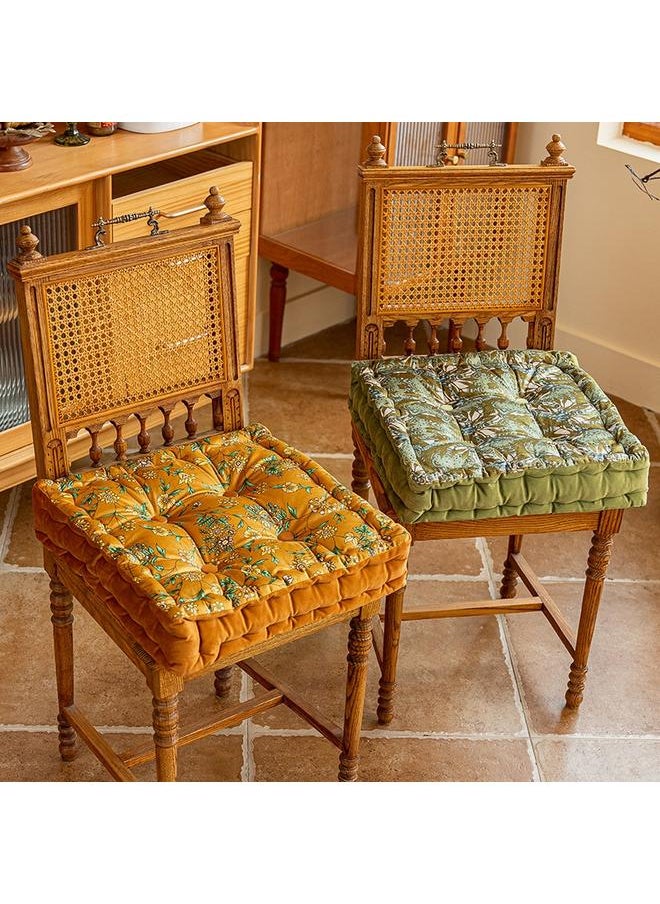 Autumn New Chair Cushion Soft Thickened Lazy Backrest American Dining Chair Cushion Home Thick Cushion