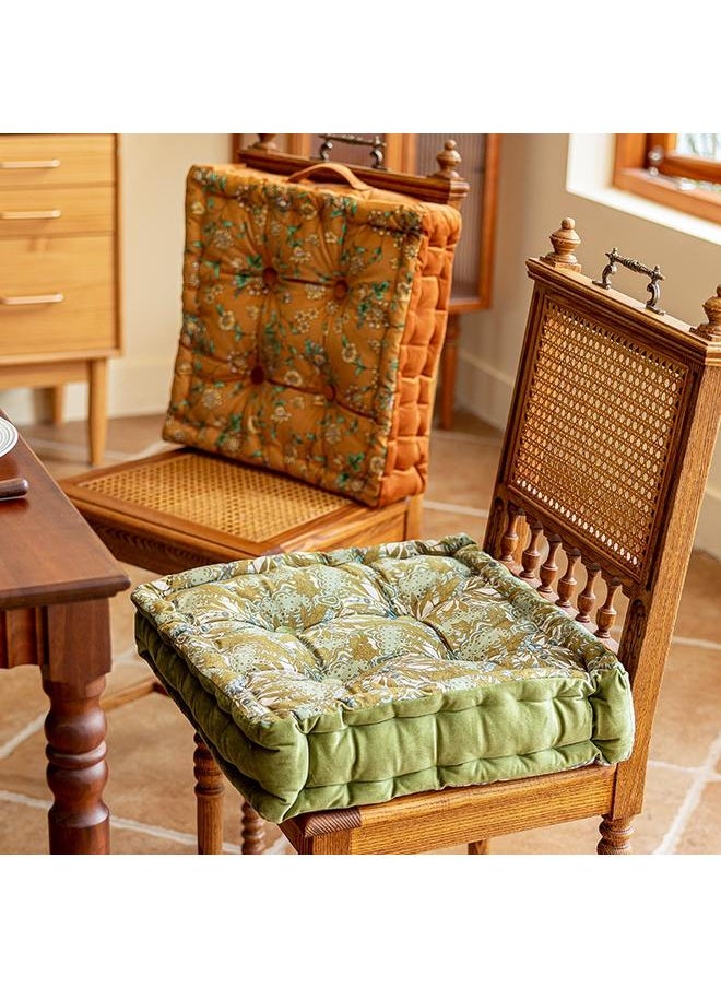 Autumn New Chair Cushion Soft Thickened Lazy Backrest American Dining Chair Cushion Home Thick Cushion