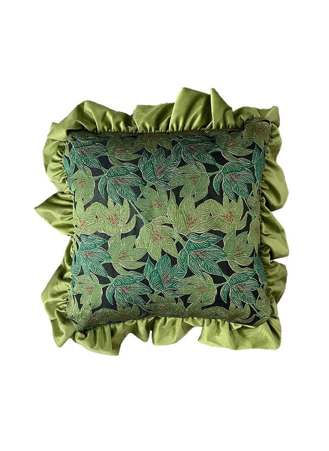 New Bohemian Pillow Homestay High-end Sofa Pillow Ear Edge Green Pillow Light Luxury Cushion
