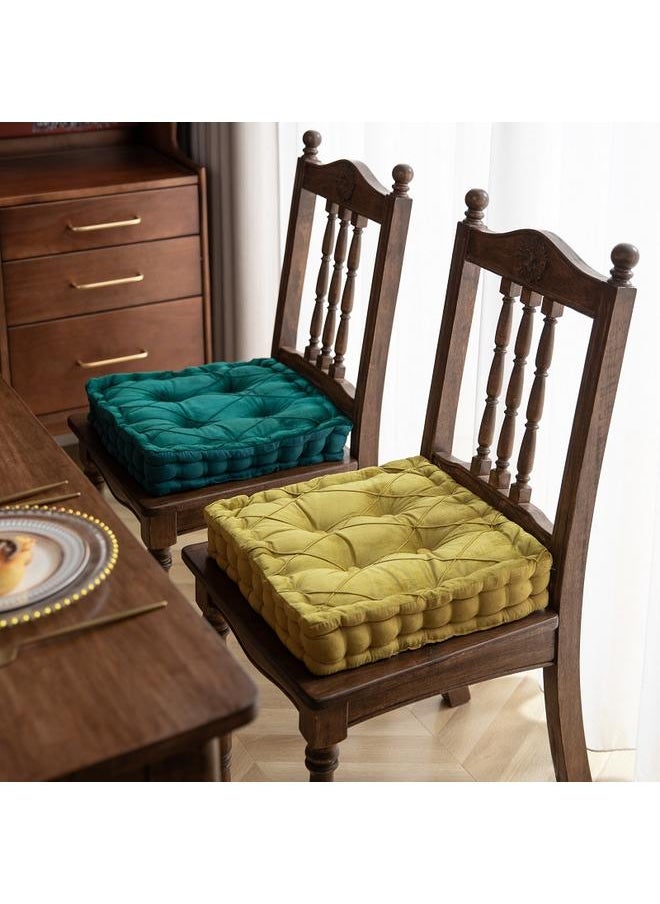 Dutch Velvet Dining Chair Cushion Solid Color Household Chair Cushion Four Seasons Universal Thickened Fabric Sofa Back Cushion