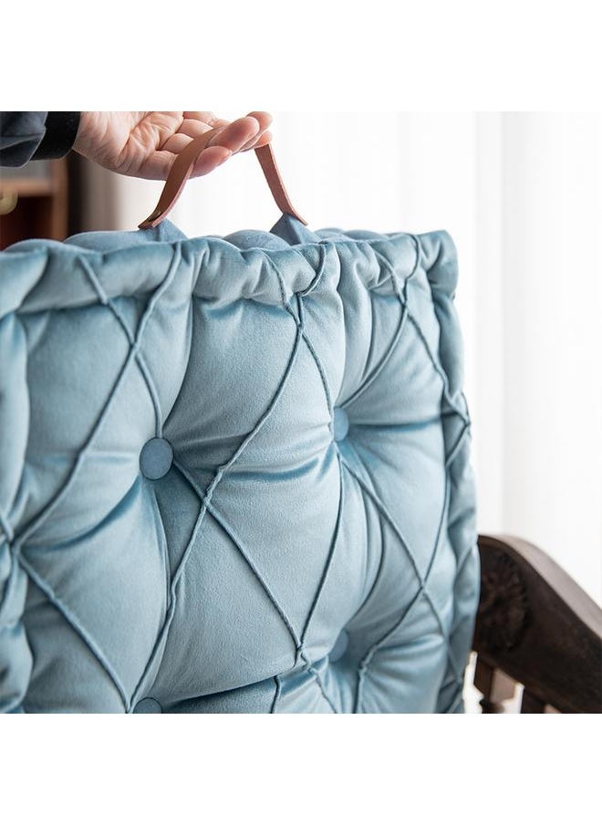 Dutch Velvet Dining Chair Cushion Solid Color Household Chair Cushion Four Seasons Universal Thickened Fabric Sofa Back Cushion