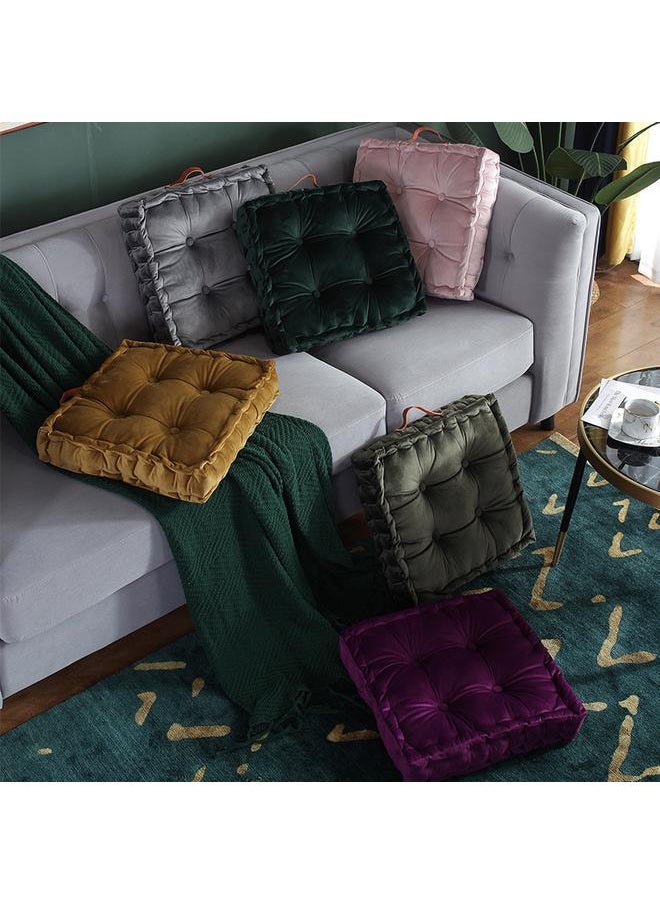 Four Seasons Universal Dutch Velvet Cushion Cushion Simple Nordic Dining Chair Cushion Bedroom Living Room Sofa Cushion Thickened Cushion