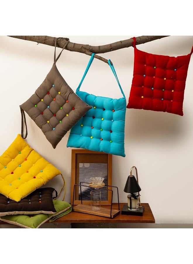 Chair Cushion Summer With Straps Office Chair Cushion Student Seat Cushion Chair Cushion With Rope Dopamine Color Cushion
