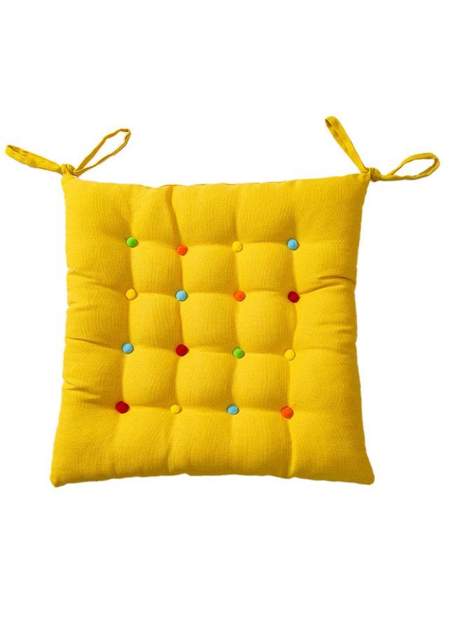 Chair Cushion Summer With Straps Office Chair Cushion Student Seat Cushion Chair Cushion With Rope Dopamine Color Cushion