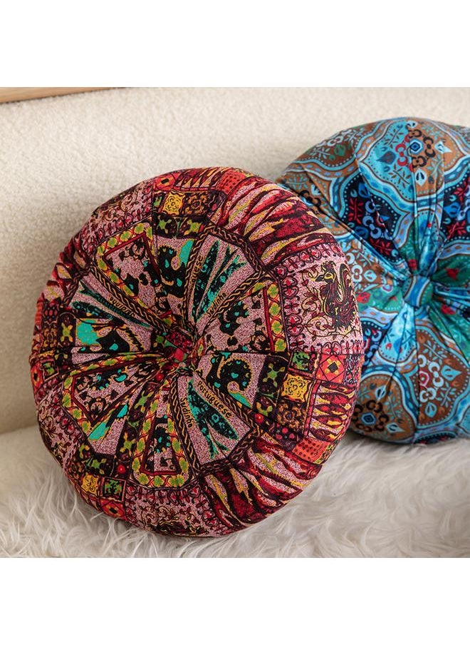 Round Pumpkin Sofa Pillow High-end Moroccan Decorative Pillow Home Waist Pillow Office Sedentary Car Waist Pillow