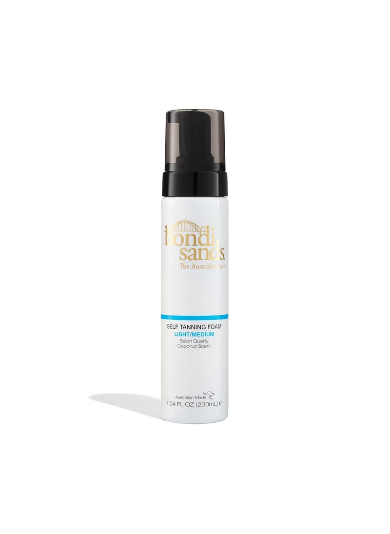 Bondi Sands Self Tanning Foam  Lightweight SelfTanner Foam Enriched with Aloe Vera and Coconut Provides an Even StreakFree Tan