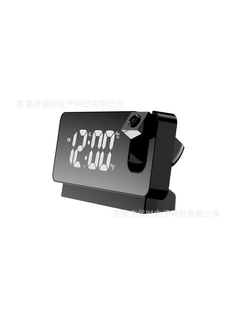 Modern Simple Projection Alarm Clock LED Large Screen Display Thermometer Electronic Clock