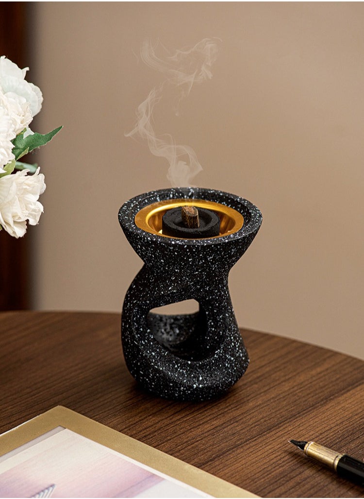 Incense burner Holder, home atmosphere decoration, modern design,8.5*11cm