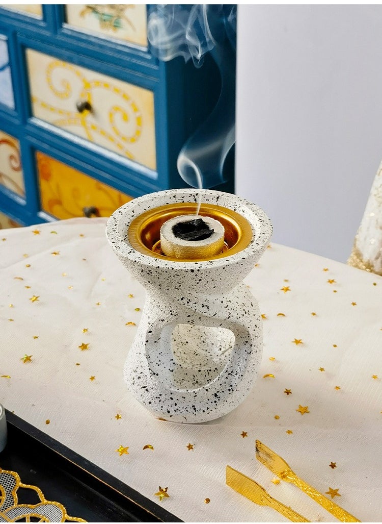 Incense burner Holder, home atmosphere decoration, modern design,8.5*11cm